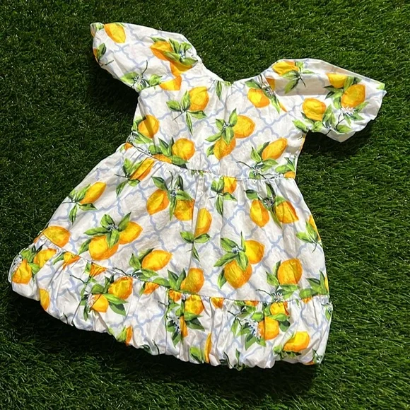 Janie and jack lemon dress cheap